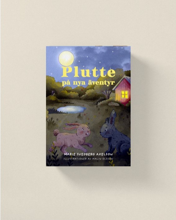 Plutte på nya äventyr – barnbok av Marie Svedberg Axelson