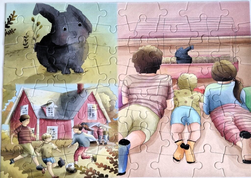 Pussel Plutte en ovanlig kanin