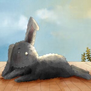 “Illustration ur barnboken Pluttes nya utmaning